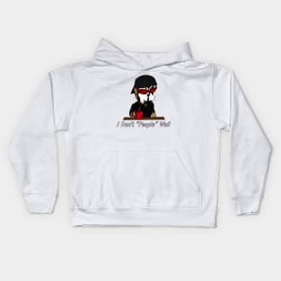 I Don't People Well Kids Hoodie